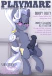 2019 animal_genitalia animal_penis balls cover cutie_mark digital_media_(artwork) earth_pony english_text equid equine equine_penis erection eyewear feral friendship_is_magic hair hi_res hoity_toity_(mlp) hooves horse long_hair looking_at_viewer magazine_cover male mammal multicolored_hair my_little_pony nude pearlyiridescence penis pony smile solo sunglasses text two_tone_hair underhoof 