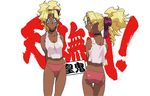  blonde_hair blue_eyes dark_skin kuramitsu_mihoshi panties tenchi_muyo tenchi_muyou! underwear 