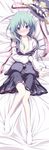  bad_id bad_pixiv_id bed dakimakura full_body hat hat_removed headwear_removed ippaiccha lying shiki_eiki socks solo touhou white_legwear 