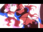  breasts choker cleavage fishnets gloves jpeg_artifacts long_hair open_mouth red_hair shorts stripper tengen_toppa_gurren-lagann tengen_toppa_gurren_lagann yellow_eyes yoko_littner yoko_ritona 