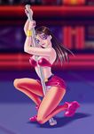  bare_knuckle blaze_fielding breasts kneeling panties pantyhose pantyshot pipe skirt streets_of_rage underwear 