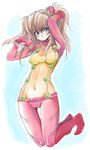  adjusting_hair blue_eyes blush bodysuit brown_hair cameltoe kneeling long_hair multicolored multicolored_bodysuit multicolored_clothes neon_genesis_evangelion orange_bodysuit plugsuit rebuild_of_evangelion red_bodysuit sabusuka shikinami_asuka_langley sketch skin_tight solo souryuu_asuka_langley test_plugsuit 