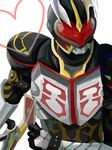  bad_id bad_pixiv_id card holding holding_card kamen_rider kamen_rider_blade_(series) kamen_rider_chalice male_focus nanao_(770bbb) solo 