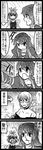  2girls blood comic enokuma_uuta female_pervert greyscale highres hijiri_byakuren monochrome morichika_rinnosuke multiple_girls nosebleed pervert toramaru_shou touhou translated 