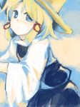  blonde_hair blue_eyes hat lowres moriya_suwako solo touhou yutapo 