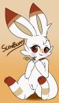  feral kaminura lagomorph mammal nintendo pok&eacute;mon pok&eacute;mon_(species) pussy scorbunny video_games 