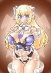  altrene blonde_hair blue_eyes breasts busou_shinki curvy darui_hito doll_joints huge_breasts long_hair solo wings 