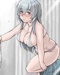  bra breasts cleavage glasses large_breasts lingerie older panties rozen_maiden silver_hair solo suigintou tsuda_nanafushi underwear underwear_only undressing 