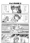  3boys 4koma asahina_mikuru blush breast_grab breasts cirno cirno_(cosplay) comic cosplay fumotono_mikoto genderswap genderswap_(ftm) genderswap_(mtf) grabbing greyscale hakurei_reimu hakurei_reimu_(cosplay) hat kirisame_marisa kirisame_marisa_(cosplay) koizumi_itsuki koizumi_itsuki_(female) kyonko monochrome morichika_rinnosuke morichika_rinnosuke_(cosplay) multiple_boys multiple_girls nagato_yuki nagato_yuuki parody small_breasts suzumiya_haruhi suzumiya_haruhi_no_yuuutsu suzumiya_haruhiko touhou translated witch_hat wriggle_nightbug wriggle_nightbug_(cosplay) 