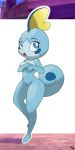  anthro anthrofied breasts dfectivedvice nintendo non-mammal_breasts nude pok&eacute;mon pok&eacute;mon_(species) pok&eacute;morph reptile scalie sobble solo video_games 