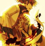  1girl blood bow goggles ponytail raven_(tales) rita_mordio sepia short_hair sunege tales_of_(series) tales_of_vesperia tears weapon 