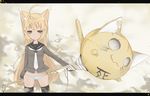  animal_ears bad_id bad_pixiv_id blonde_hair cat_ears grey_eyes original panties sasaki_kouhei solo striped striped_panties underwear 