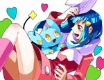  alternate_costume bad_id bad_pixiv_id blue_hair boots coat gen_4_pokemon gum_(gmng) happy hat heart hikari_(pokemon) legs long_hair open_mouth pokemon pokemon_(creature) pokemon_(game) pokemon_dppt pokemon_platinum scarf shinx star winter_clothes yellow_eyes 