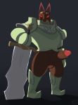  armor balls boots bottomless canid canine clothed clothing darknut footwear foreskin fur gauntlets gloves male mammal meatshaq melee_weapon nintendo penis red_eyes standing sword the_legend_of_zelda video_games weapon wind_waker 
