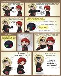  akatsuki_(naruto) chibi deidara naruto naruto_shippuuden sasori saurien 