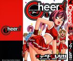  breasts charlie_nishinaka cheerleader cheers! cover cover_page covered_nipples hakonegasaki_reiko highres large_breasts multiple_girls non-web_source pom_poms shirakawa_makoto 