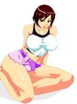  curvy girl huge_breasts kairi kingdom_hearts miniskirt 