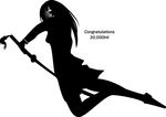  congratulations ga-rei ga-rei_zero isayama_yomi katana lowres silhouette sword weapon 