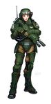  armor cadia camo camouflage female girl gun hellgun imperial_guard kano-kun kasrkin military rifle soldier warhammer_40k weapon 