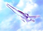  cloud day gradius gradius_v sky solo space_craft starfighter tomo_(yuugure) vic_viper 