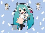  animal animal_costume animal_print animated animated_gif aqua_eyes aqua_hair blonde_hair blush brown_hair bucket chibi cow cow_costume cow_print dancing glass hand_milking happy hatsune_miku horns kagamine_rin lactation laughing lowres mameshiba meiko milk multiple_girls skirt smile tail thighhighs twintails udder vocaloid 