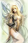  armor blond blonde_hair danielle_baptiste lingerie stjepan_sejic witchblade 