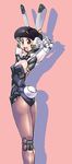  animal_ears ass bunny_ears copyright_request cyborg highres matagitii red_eyes solo 
