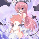  bikini blush erect_nipples izumi_(pixiv) lala_satalin_deviluke swimsuit to_love-ru toloveru 