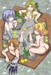  barefoot bath elf feet hiro_(spectral_force) multiple_girls pointy_ears roze_(spectral_souls) spectral_(series) spectral_souls 