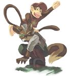  diddy_kong donkey_kong_(series) fox_mccloud furry gloves green_eyes hat no_humans smile star_fox super_smash_bros. tail 