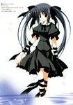  absurdres black_hair copyright_request dress highres korie_riko long_hair solo twintails water 