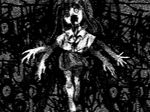  animated animated_gif extra_arms greyscale horror_(theme) monochrome monoko solo yume_nikki 