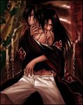  akatsuki_(naruto) angeliq bite biting black_hair brother brothers cloak curse curse_seal family incest long_hair male male_focus nail_polish naruto seal siblings sitting uchiha_itachi uchiha_sasuke undressing yaoi 