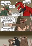  comic dialogue female flatcolor hammer hatchlings humor male mammal offended pestilence_rat rat rat_mother rodent simple_background skaven stormvermin text tools warhammer wildwolfproduction 
