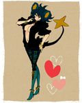  animal_ears bad_id bad_pixiv_id blue_hair breasts cat_ears costume gen_4_pokemon l_hakase luxray medium_breasts pokemon pokemon_(creature) sideboob solo tail yellow_eyes 