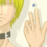  blonde_hair drugs galerians lowres pill pills rion rion_(galerians) short_hair simple_background 