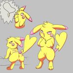  breasts cleft_of_venus female looking_at_viewer milachu milachu92 nintendo nude pikachu pok&eacute;mon pok&eacute;mon_(species) pussy solo video_games 