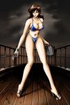  bikini feet high_heels lupin_iii mine_fujiko nail_polish swimsuit tms_entertainment 