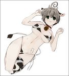  aka_ume animal_print bikini copyright_request cow_print new_year solo swimsuit thighhighs 