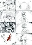 blood comic igloo kamakurako madotsuki monochrome multiple_girls saliva sleeping snow_shelter translated yume_nikki 