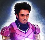  bad_id bad_pixiv_id beard black_hair facial_hair goatee iron_man male_focus marvel mustache realistic solo tony_stark yu_(pixiv228815) 