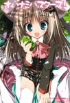  little_busters! noumi_kudryavka seifuku suzuri tennenseki thigh-highs 