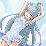  days_of_memories ipod_nano_wallpaper king_of_fighters kula_diamond lowres silver_hair snk swimsuit wallpaper 