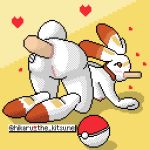  &lt;3 2019 anal anal_penetration blush breasts butt butt_pose digital_media_(artwork) disembodied_penis double_penetration feet female hikaru_the_kitsune kneeling lagomorph large_feet looking_back male mammal nintendo nude oral oral_penetration penetration penis pixel pixel_(artwork) pok&eacute;ball pok&eacute;mon pok&eacute;mon_(species) pose presenting pussy scorbunny video_games 