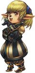 1girl black_mage blonde_hair brown_eyes dissidia_final_fantasy female final_fantasy final_fantasy_ix final_fantasy_xi full_body gloves lowres nomura_tetsuya official_art ojou-sama_pose open_mouth pointy_ears shantotto simple_background smile solo tarutaru transparent_background white_background yellow_eyes 