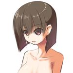  bad_id bad_pixiv_id brown_eyes brown_hair copyright_request kakaon nude short_hair solo 