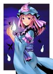  bad_id bad_pixiv_id bug butterfly hat insect japanese_clothes kimono long_hair namine0079 pink_hair purple_eyes saigyouji_yuyuko smile solo touhou 