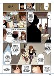  2girls blush classroom comic english hard_translated kishi_torajiro maka_maka translated yuri 