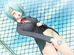  1girl censored game_cg nitroplus sky solo sumaga tsuji_santa 