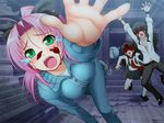  4girls game_cg multiple_girls nitroplus prank scared sumaga 